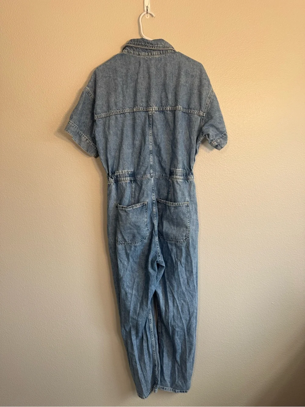 Free People We The Free Marci Denim Jumpsuit - M